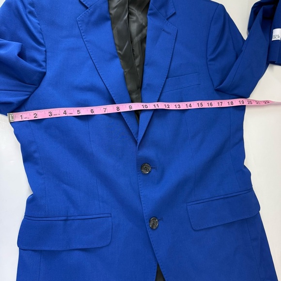 NEW Nordstrom Rack Sport Coat Mens 38 R Blue Extra Trim Fit Blazer Jacket NWOT - Picture 8 of 10